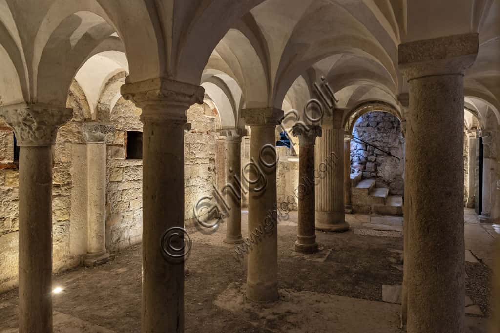 Romanesque Crypt of San Salvatore Church, Santa Giulia Museum Brescia