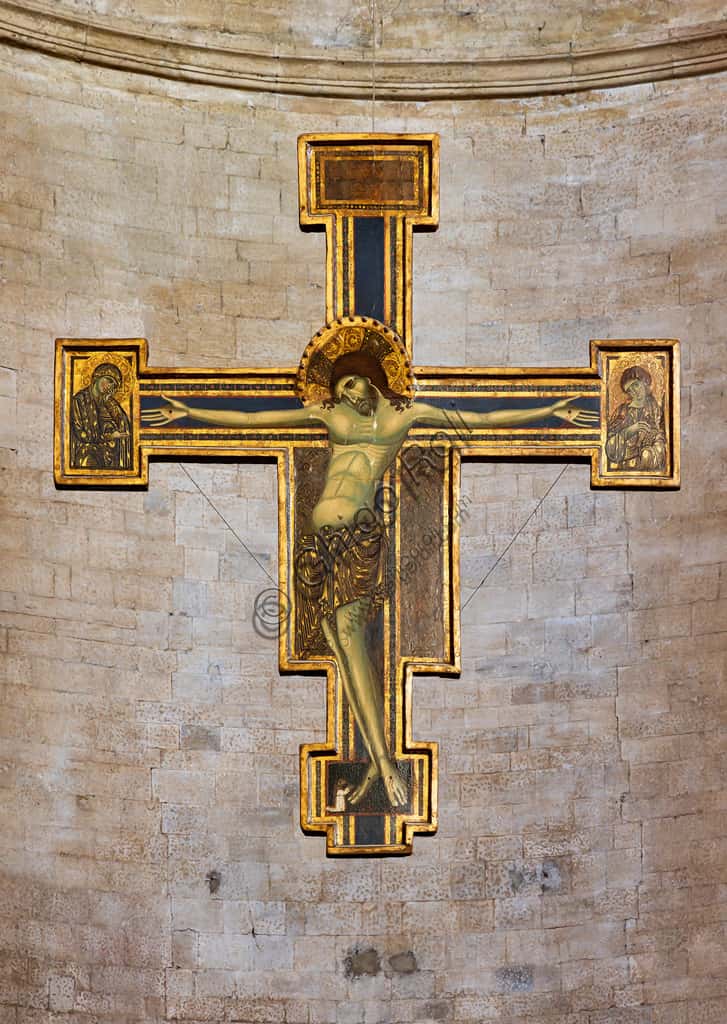 Mid-13th Century Painted Crucifix in Todi Cathedral Apse