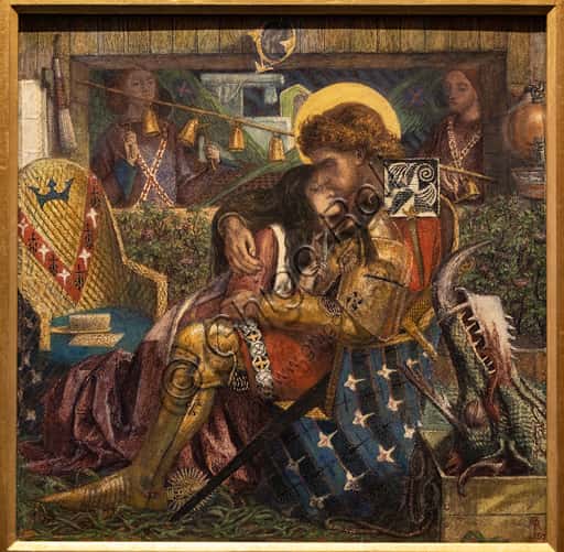 The Wedding of St. George and Princess Sabra: Rossetti's Painting