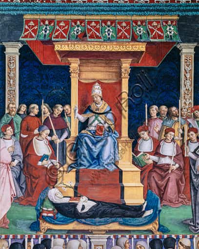 Renaissance Attire in Pinturicchio's Fresco of Saint Catherine's Canonization