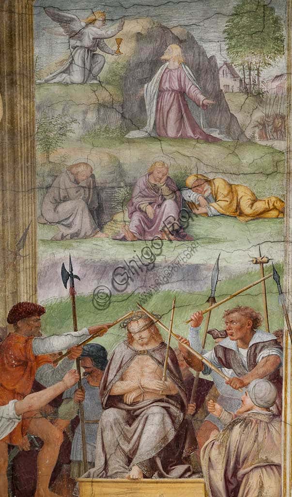 Detail of the Passion and Crucifixion Cycle by Bernardino Luini