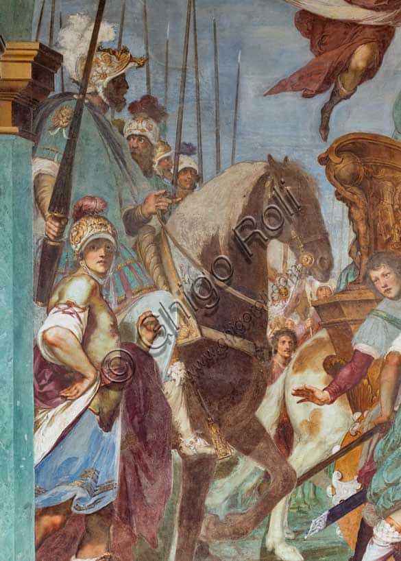 Affresco Fasti Medicei: Ingresso di Cosimo I a Siena | Volterrano