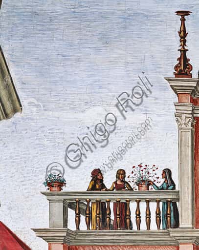 Pinturicchio Fresco: Aeneas Sylvius Crowned Poet in Piccolomini Library