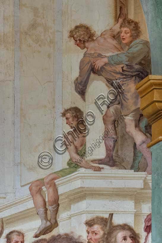 Affresco Fasti Medicei: Cosimo II riceve i vincitori di Bona