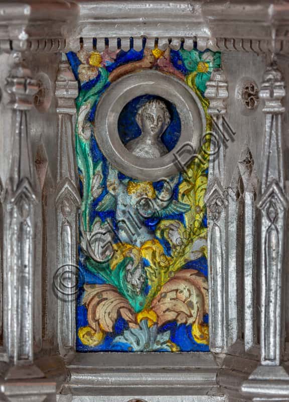 Silver Altar of St. John's Treasure: Front Dossal Detail