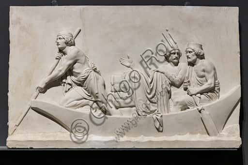 'The Entry of Alexander the Great into Babylon' Frieze by Bertel Thorvaldsen: Detail with Men and Boat