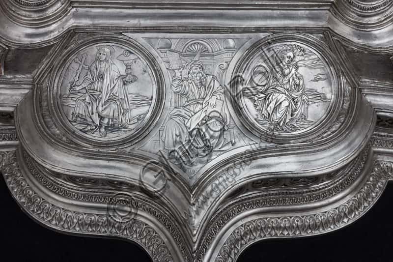 Base of the Cross of St. John: The Faith Medallion Detail