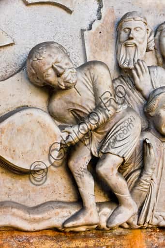 Lunette of Genoa Cathedral: The Martyrdom of St. Lawrence (c. 1225)