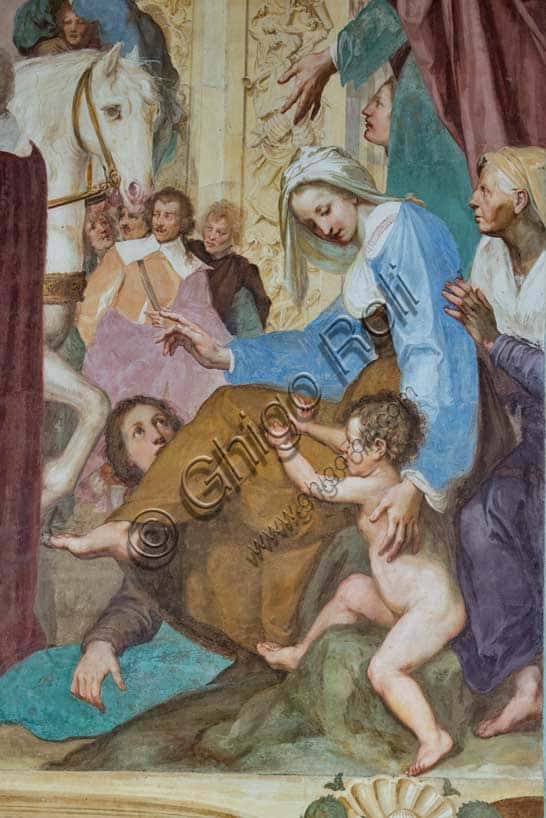 Ingresso di Cosimo I a Siena: affresco del Volterrano a Villa Petraia