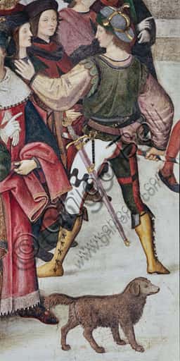 L'Incoronazione di Pio III di Pinturicchio: la folla nel Duomo di Siena