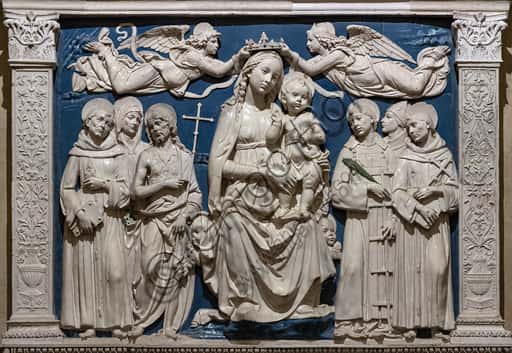The Virgin Mary with Infant Jesus by Andrea della Robbia, Florence