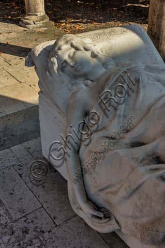 Funeral Monument to Helen: Sculpture by Annibale Monti in Piacenza