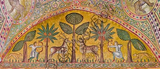 Byzantine Mosaics with Rein Deer and Archers in the King Roger Room