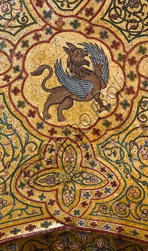 Animal Mosaics in King Roger's Room, Palazzo dei Normanni Palermo