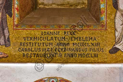 1753 Restoration Mosaic in the Palatine Chapel of Palazzo dei Normanni
