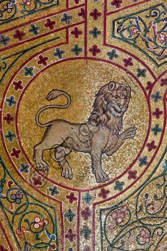 Animal Mosaics of Frederick II in the King Roger Room, Palermo