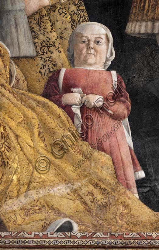Lucia, the Court Dwarf in Mantegna's Fresco at the Ducal Palace
