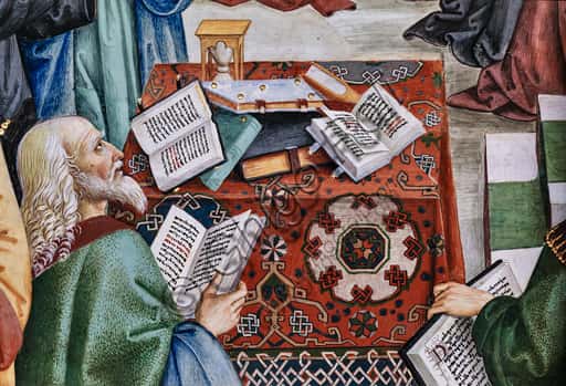 Pinturicchio Fresco with Oriental Scholar in the Piccolomini Library