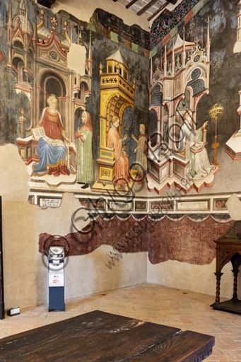 Sala Arti Liberali e Pianeti a Foligno: Retorica, Aritmetica, Astronomia