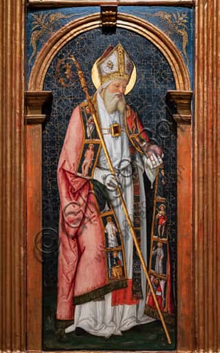 Saint Augustine: Detail from Pinturicchio's Santa Maria dei Fossi Altarpiece