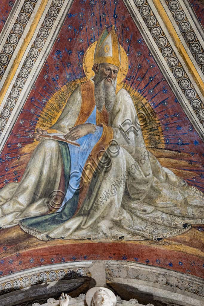 I Quattro Dottori della Chiesa: Cosimo Rosselli e San Ambrogio