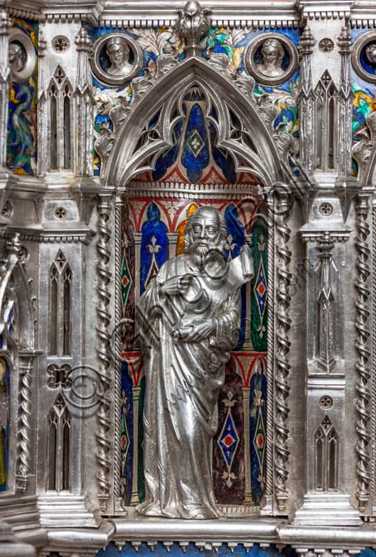 Statue of a Saint or Prophet from the Silver Altar of St. John's Treasure