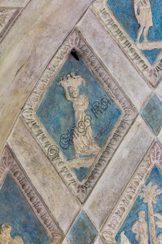 Venetian Stucco Decoration in the Chamber of the Sun and Moon at Palazzo Te Mantua