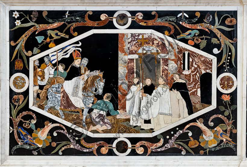 Bishop Bartholomew entering Vicenza: Detail from the Altar of St. Corona