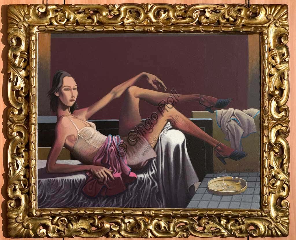 Figura in attesa di Alberto Cavallari: Analisi del Dipinto