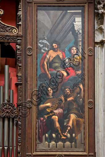 St. John the Baptist and St. Lawrence: G. Benso's Painting in Genoa Cathedral Organ