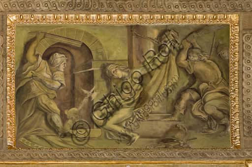 The Martyrdom of Saint Sebastian by Giovanni Andrea Carlone in Genoa Cathedral