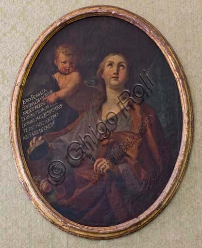 Dipinto di Santa Rosalia nell'Appartamento Reale di Palazzo dei Normanni
