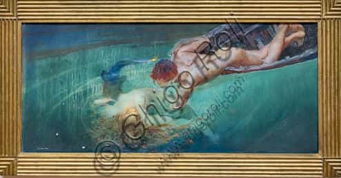 "Mermaid or Green Abyss" by Giulio Aristide Sartorio: Painting Analysis