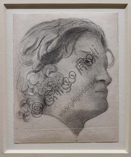 Spencer Deverell: Graphite Study for The Twelfth Night by Deverell