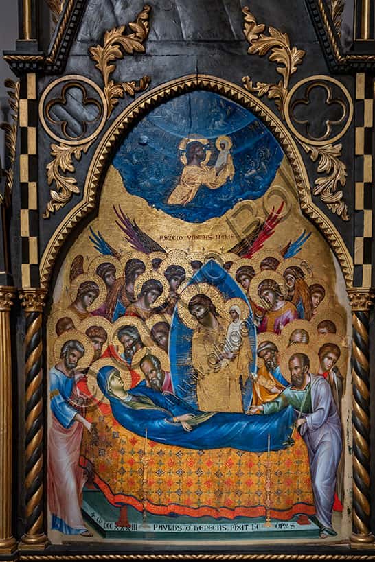 Dormition of the Virgin by Paolo Veneziano: A 1333 Masterpiece
