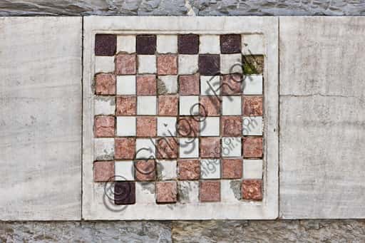 North Tower of Genoa Cathedral: The Romanesque Chessboard from 1225