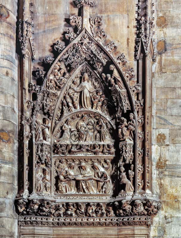 Portale della Sagrestia Meridionale del Duomo di Milano: Arte Tardogotica