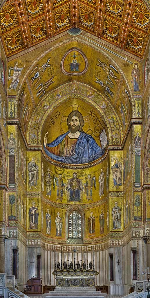 Apse of Monreale Cathedral: Byzantine Mosaics and Silver Altar