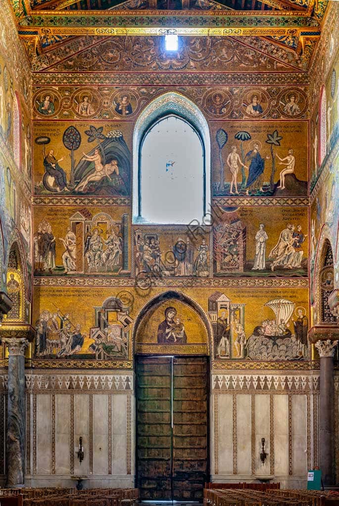 Byzantine Mosaics of the Counterfaçade in Monreale Cathedral