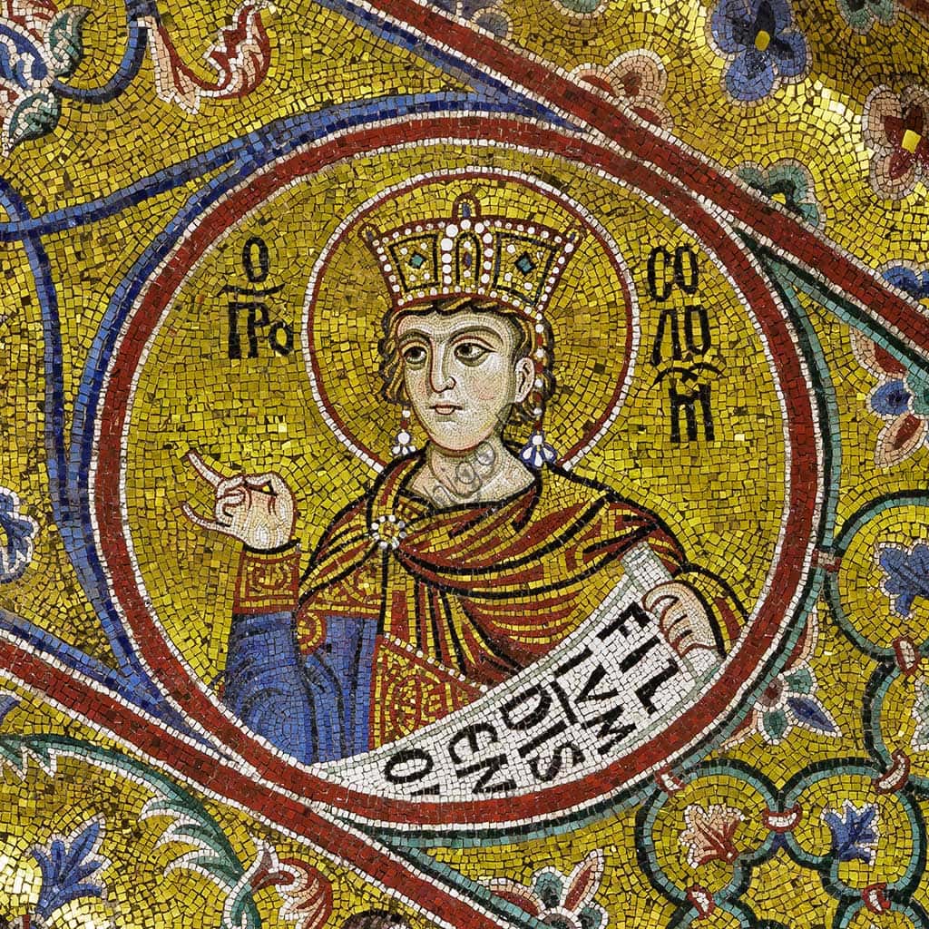 King Solomon Mosaic in Monreale Cathedral: Byzantine Artwork