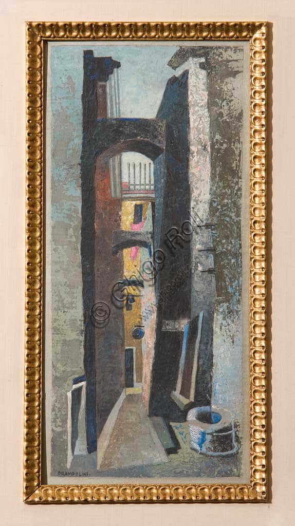 Enrico Prampolini, "Calle Veneziana": Analisi dell'Opera e Dettagli