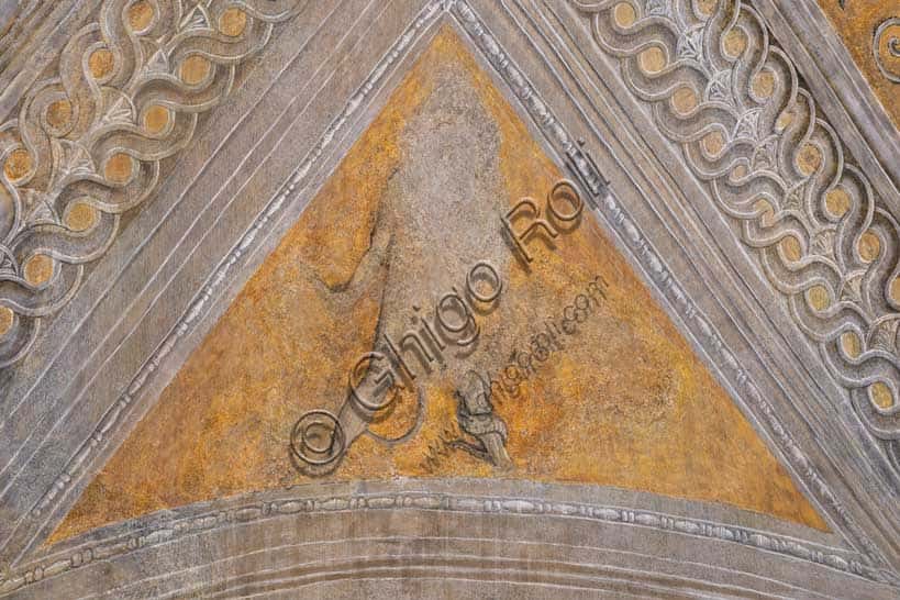 Hercules Killing the Hydra: Pendentive in the Camera Picta, Mantua