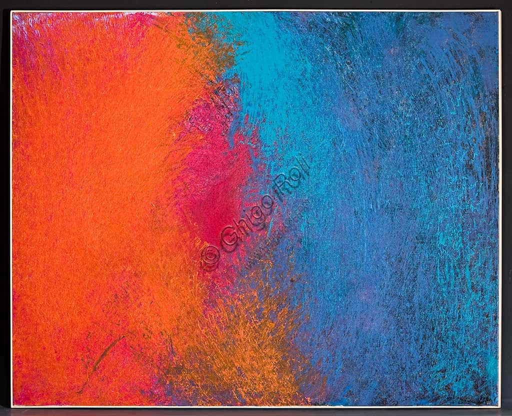 "At the bottom of the Mirror" by Erio Carnevali: Acrylic on Canvas