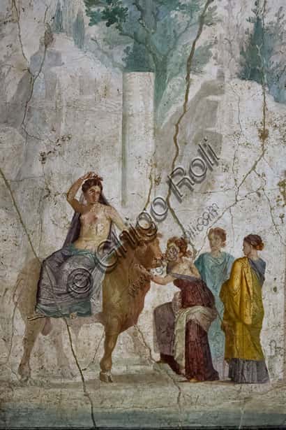 Europa and the Bull: Fresco from the House of Jason in Pompeii