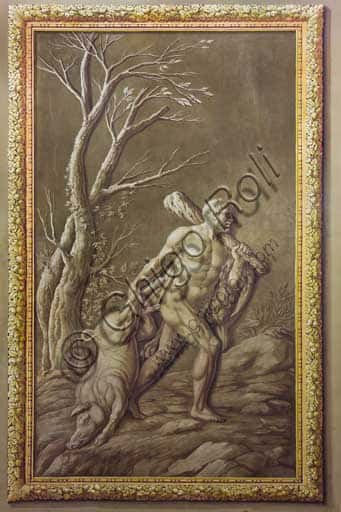 Fatiche di Ercole di Giuseppe Velasco: Monocroma nel Palazzo dei Normanni
