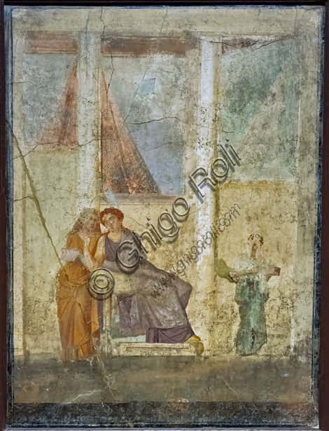 Phaedra and the Nurse: Fresco from the House of Jason in Pompeii