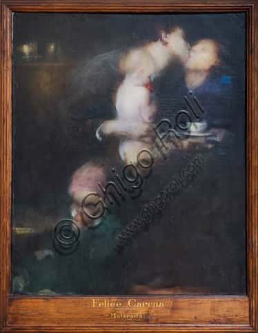 "Maternity" by Felice Carena (1900) at the Ricci Oddi Gallery in Piacenza