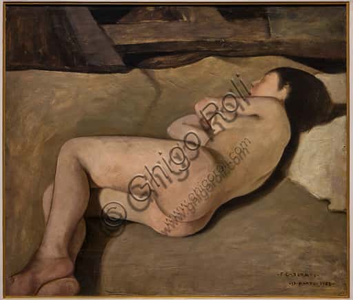 Felice Casorati: Nude Woman (Study for the afternoon) - Museo Novecento