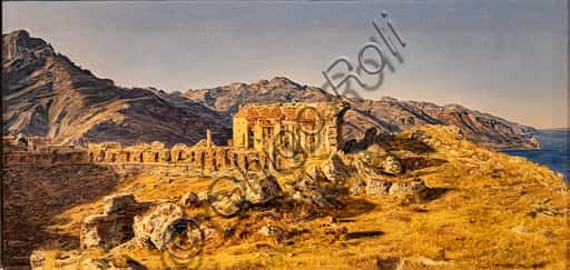 Ferdinand Georg Waldmüller: Il Teatro Greco di Taormina e lo Stretto di Messina