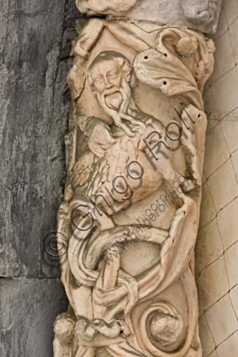 Monstrous Figure in the St. Gotthard Doorway Lunette, Genoa Cathedral